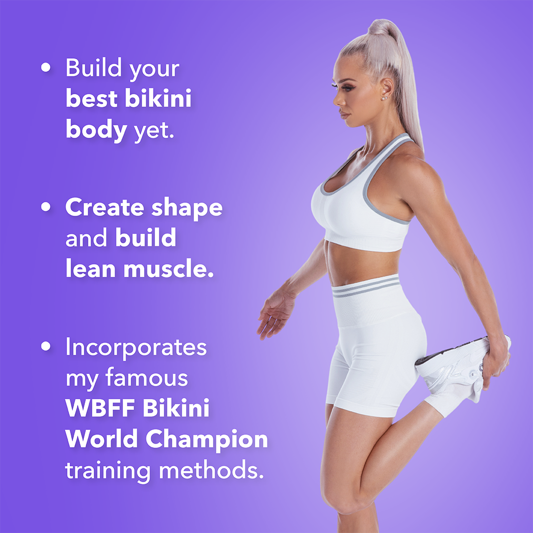 Buy 8 WEEK BIKINI X BUILD PROGRAM by Lauren Simpson Fitness online